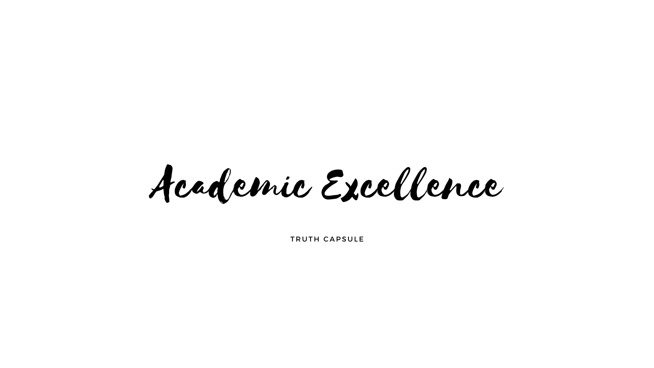 Academic Excellence